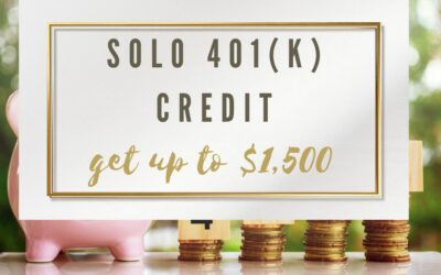 How the New Solo 401(k) Tax Credit Works for Self-Employed Business Owners